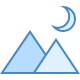 Paisagem noturna icon