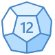 Dodecahedron icon