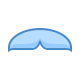 Chevron Mustache icon