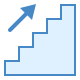 Treppe rauf icon