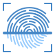 Scansione delle impronte digitali icon