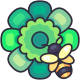Bee and Flower icon