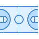 Terrain de basket icon