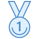 Medalha de primeiro lugar icon