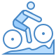 Mountainbike fahren icon