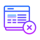 Delete Document icon