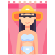 Sunbathing Female icon