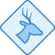 Wild Animals Sign icon