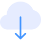 cloud download icon