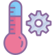 Thermomètre automatique icon