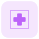 hôpital-de-soins-familiaux-externes-avec-plus-logotype-layout-hôpital-tritone-tal-revivo icon