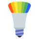 Lampada RGB icon