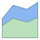 Flächendiagramm icon