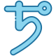 external-LEAD-ORE-alchemical-symbol-bearicons-blue-bearicons icon