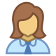 관리자 여성 icon