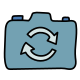 Cambia fotocamera icon