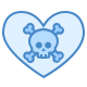 calavera-corazon icon