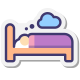 Träumen im Bett icon