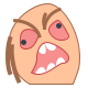 Cara enojada meme icon