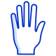 Ganze Hand icon