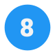 Circled 8 icon