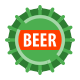 Kronkorken Bierflasche icon