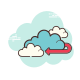 Nube derecha icon