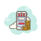 Mobile Shop Coins icon