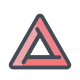 Triangle de signalisation icon