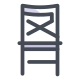 Chaise pliante icon