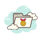 Medal and Certificate Folder icon