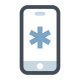 Medizinische mobile App icon