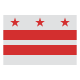 District-of-Columbia-Flagge icon
