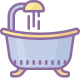 淋浴间和浴缸 icon