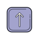 Quadrat hoch icon