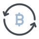 Exchange Bitcoin icon