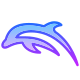 돌고래 로고 icon
