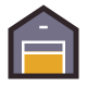 Garagem aberta icon