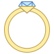 Anello vista laterale icon