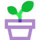Planta en maceta icon