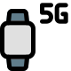 Fifth generation cellular version of smartwatch series icon