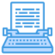 Typewriter icon