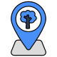 Forest Location icon