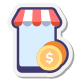 모바일 쇼핑 동전 icon