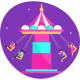 11-carnival swings icon