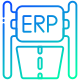 外部 ERP 杂项文本和徽章熊图标梯度熊图标 icon