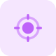 Aim and focus on the target point with strategy icon