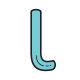 Iota Letter icon