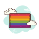LGBT Flag icon