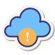 Облако оповещение icon
